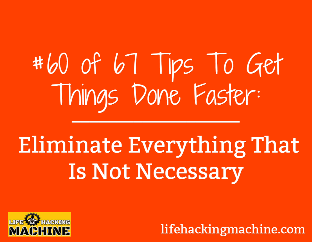 get things done faster